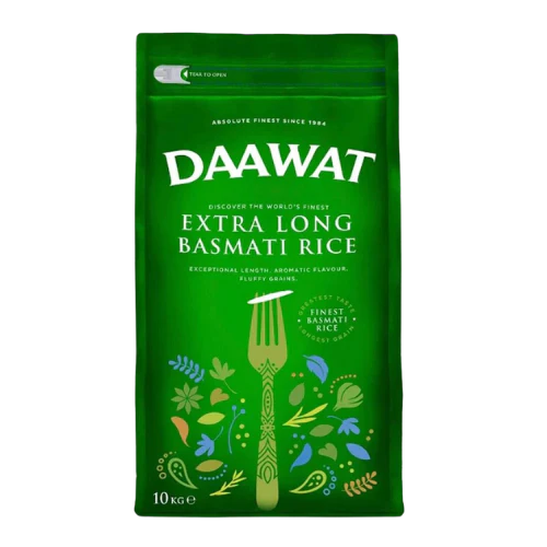 DAAWAT EXTRA LONG BASMATI RICE 10KG  (Available only at shop/ local delivery only)