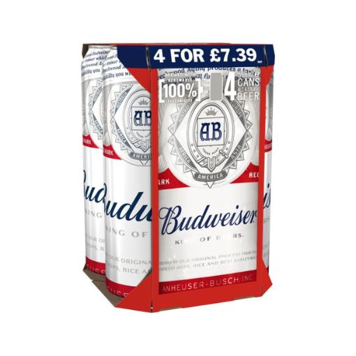 BUDWEISER PINTS 4X568ML