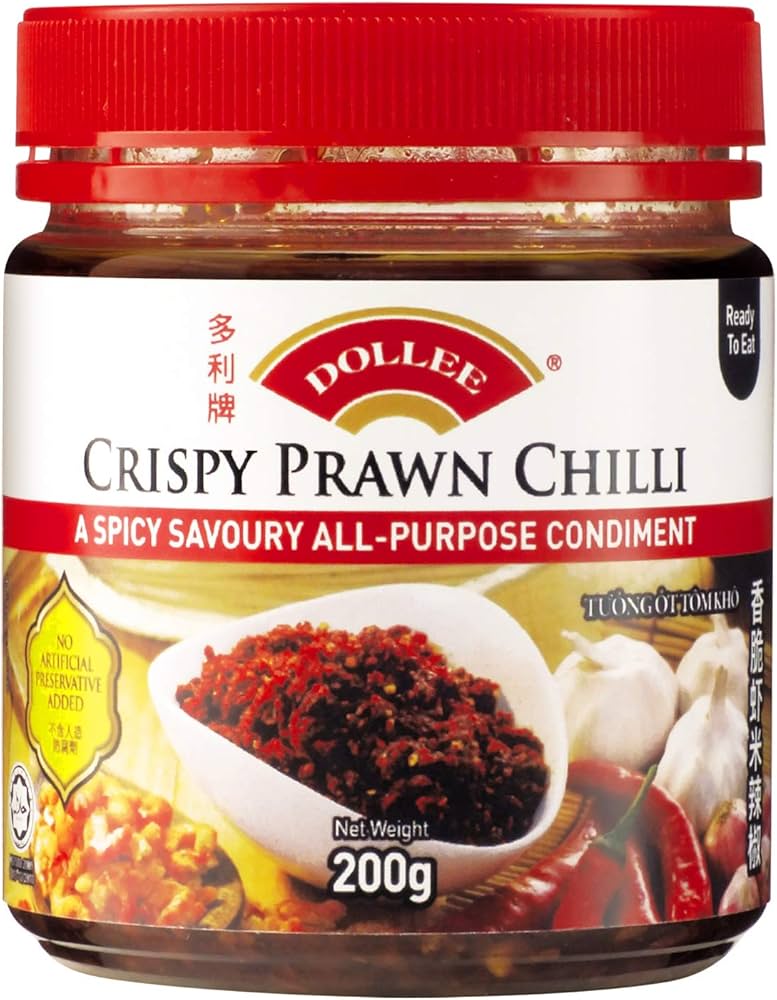 Dolle Crispy Prawn chilli Spicy oil 200g