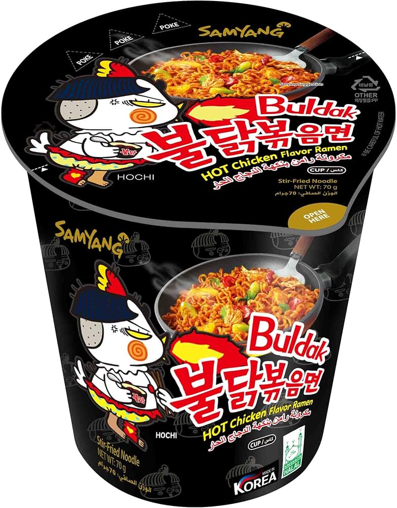 Buldak hot chicken flavor ramen cup 70g