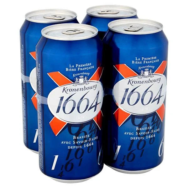 Kronenbourg 1664 Lager Beer 4 x 440ml