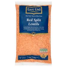 Eastend Red Split Lentils 1kg