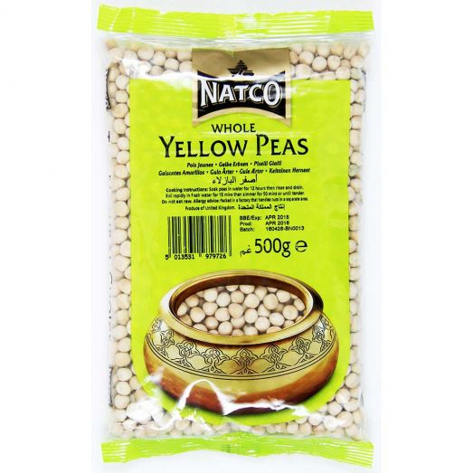 Natco Whole yellow Peas 500g