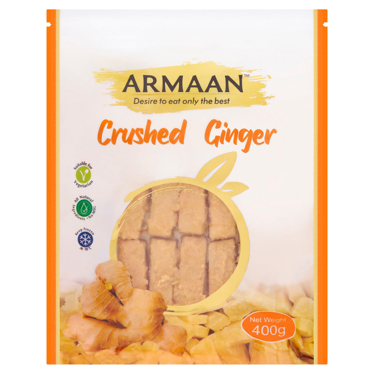 Armaan crushed Ginger 400g