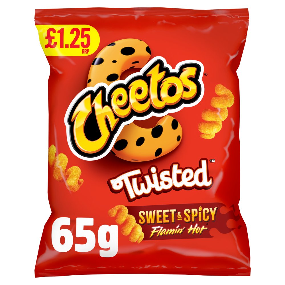 Cheetos twisted sweet and spicy 65g