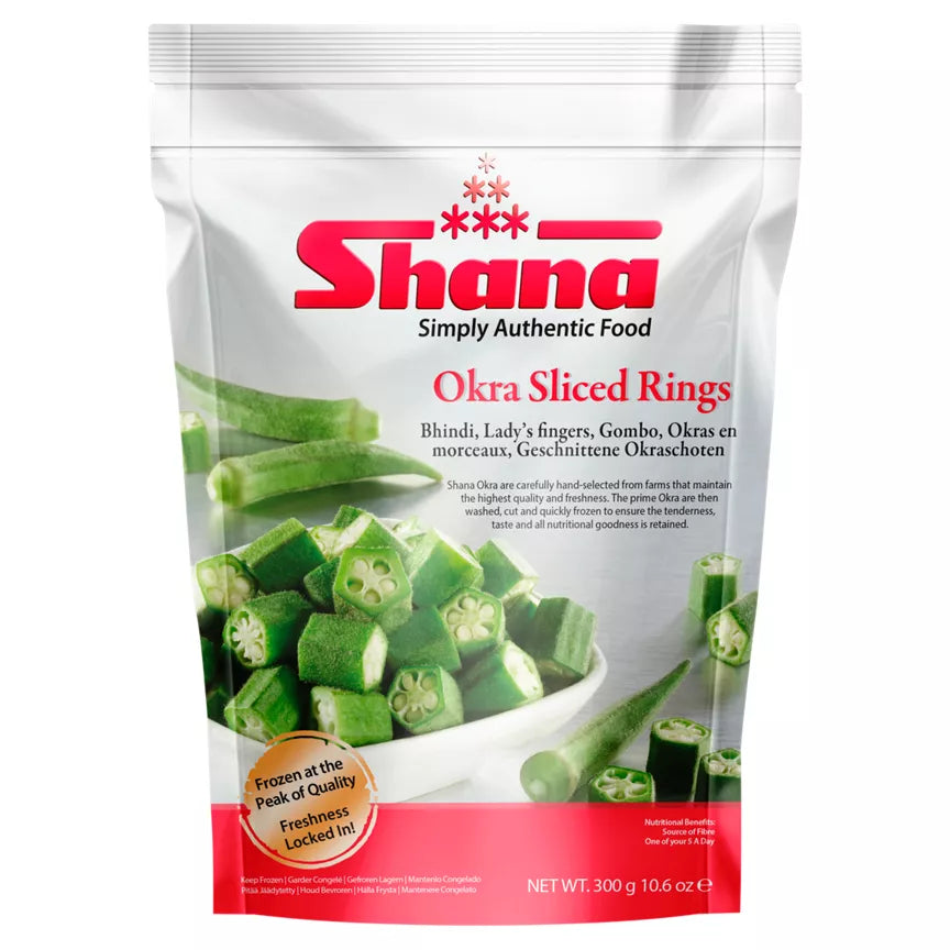 Shana Okra Sliced Ring 300g