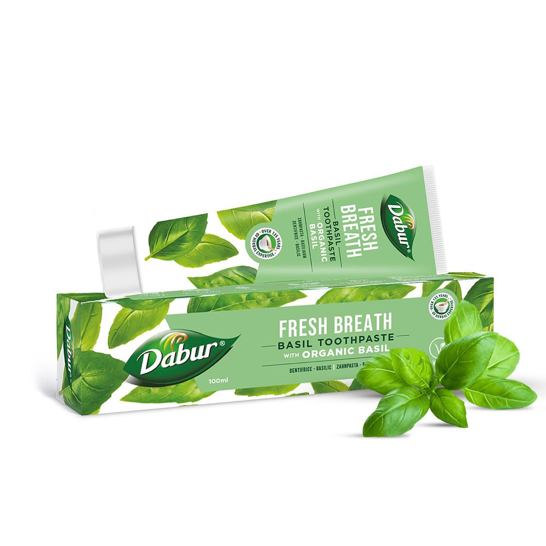 Dabur Fresh Breath organic Basil toothpaste 100ml