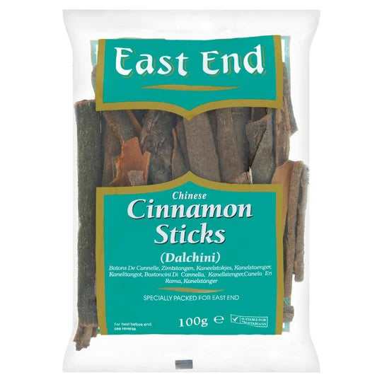 Eastend Chinese Cinnamon Sticks (Dalchini) 100g