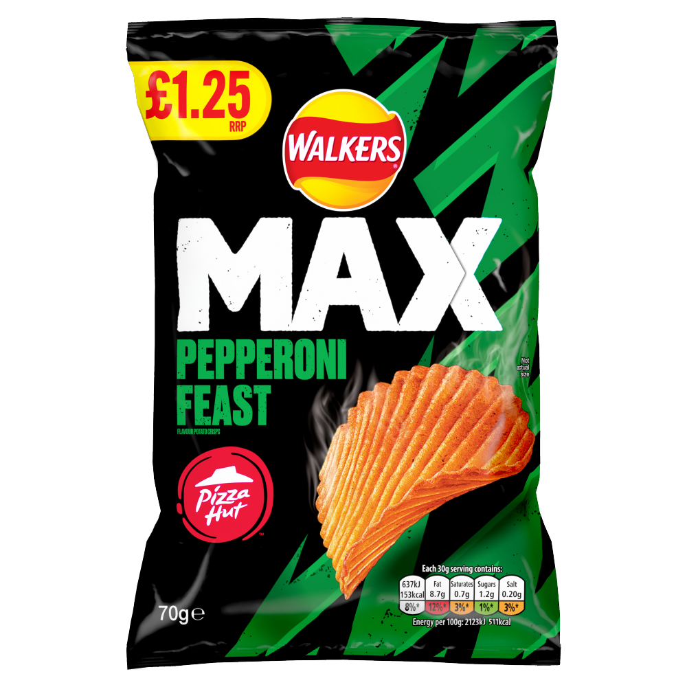 Walkers Max Pepperoni Feast 70g