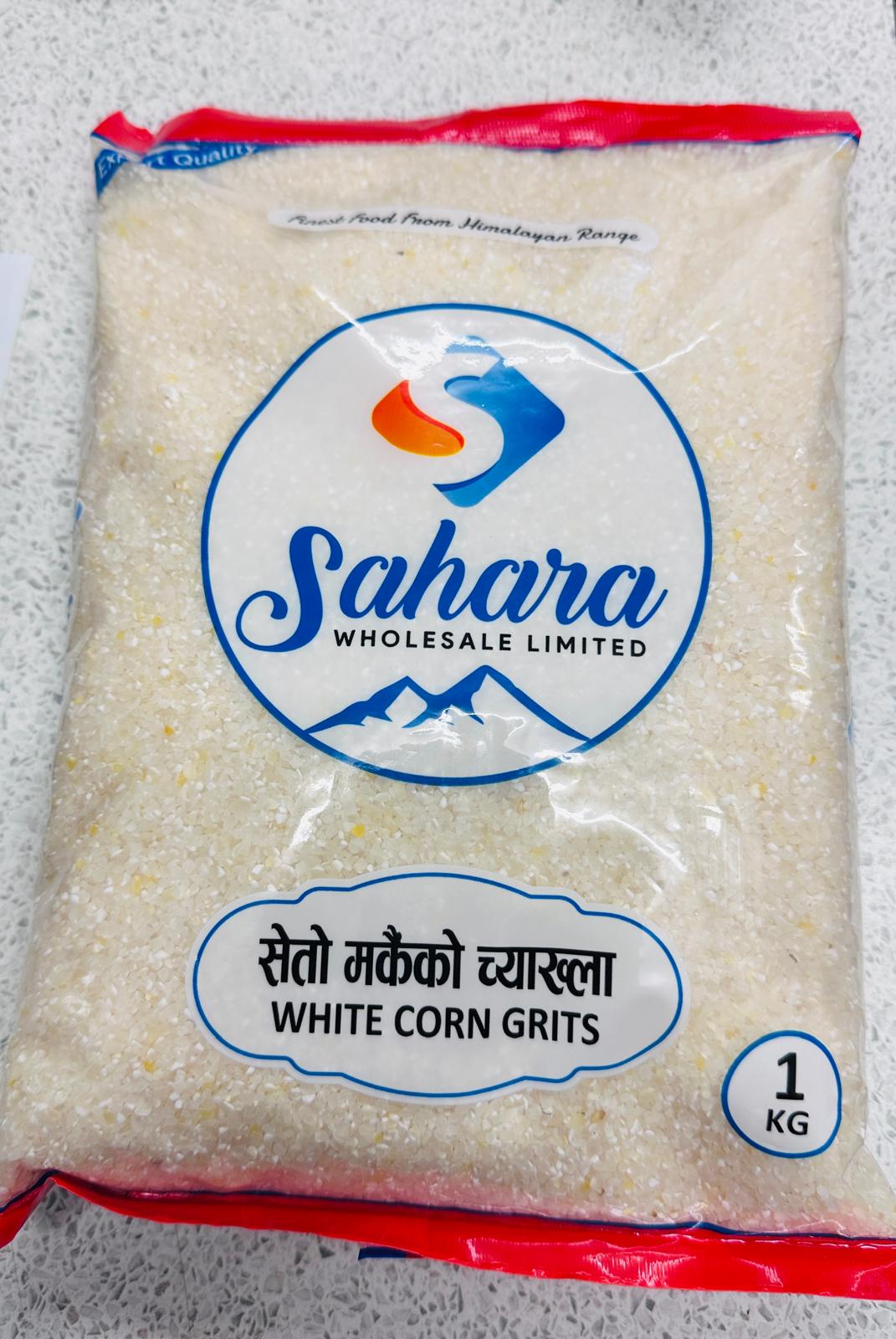 Sahara White Corn Grits (makkaiko Chankhla) 1kg