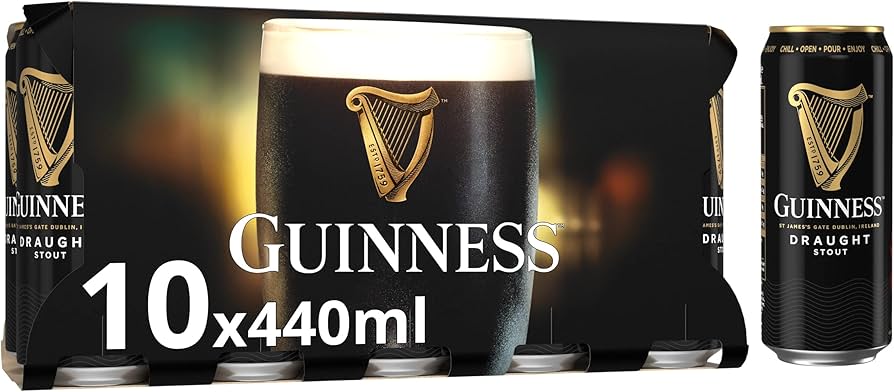 Guinness Draught Stout 440ml pk of 10