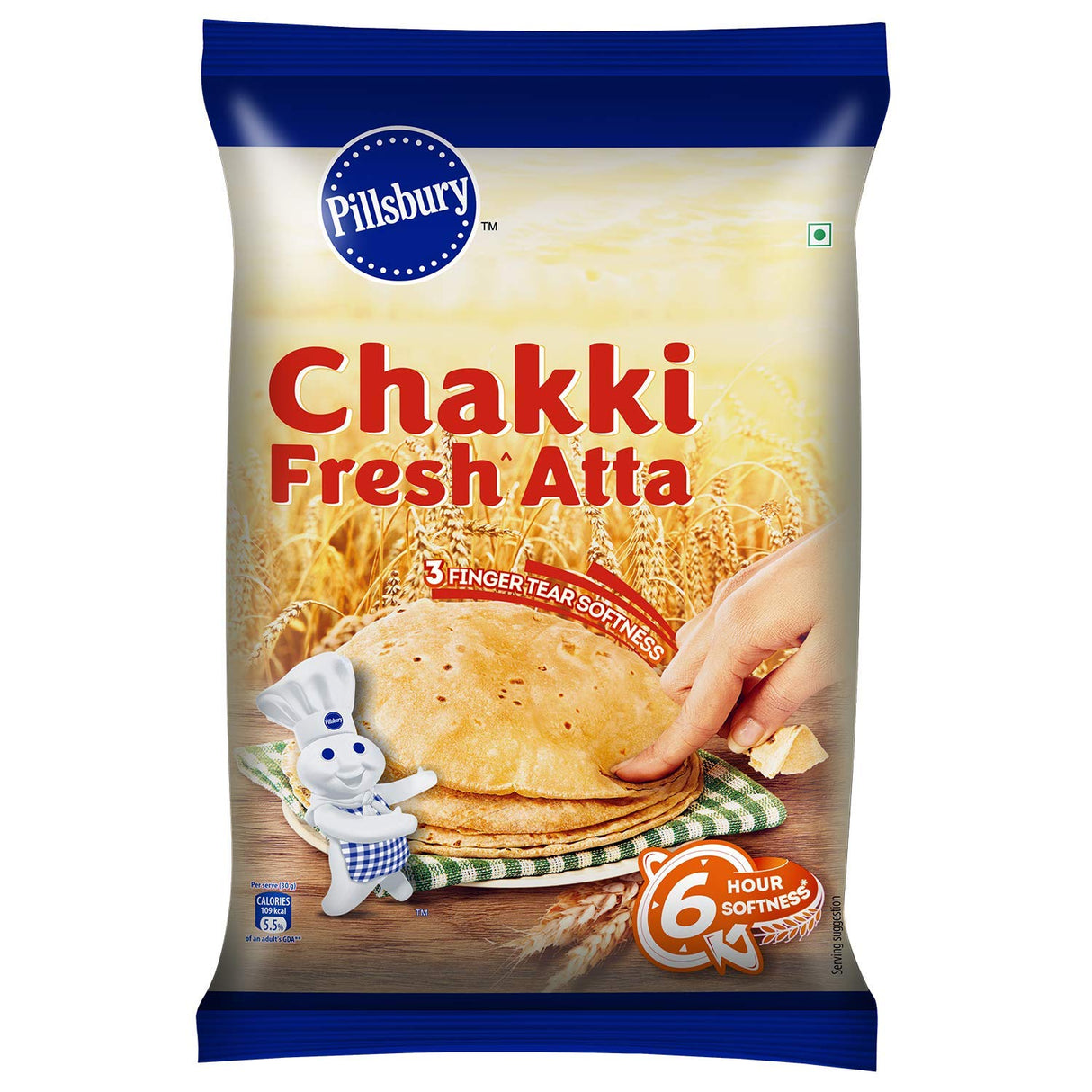 Chakki fresh atta 10kg  (Available only at shop/ local delivery only)