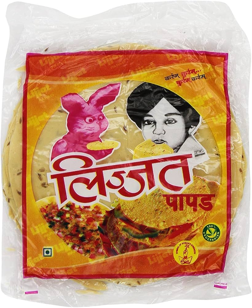 Lijjat Jeera Papad 200G