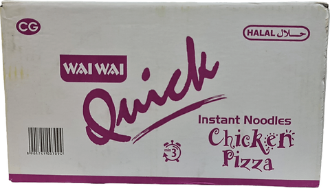 Wai Wai Instant Noodles Quick Chicken Pizza pk of 40 box