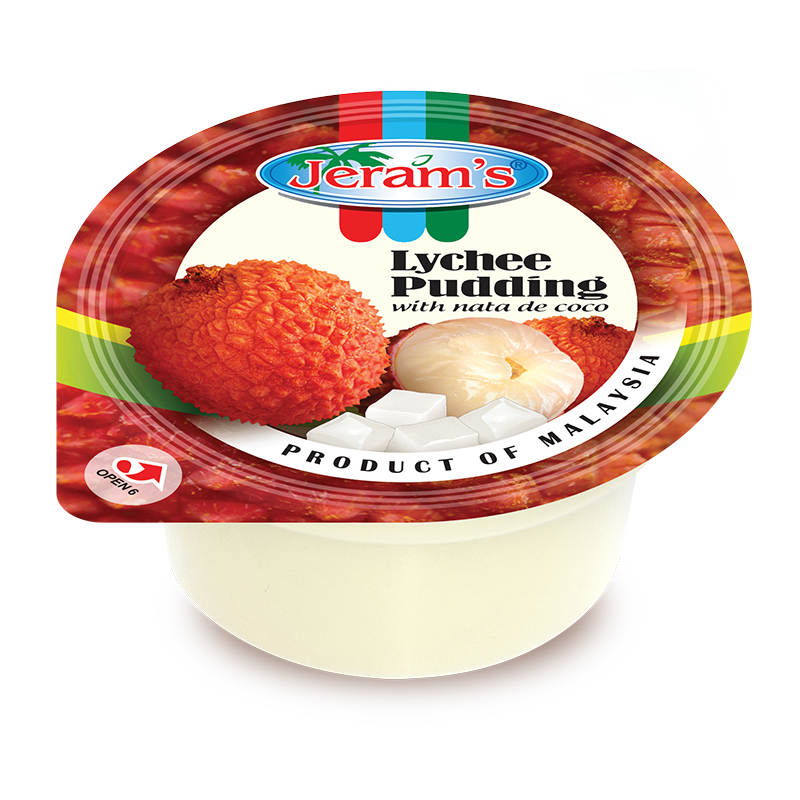 Jeram's Lychee Pudding 6pcs