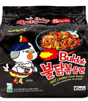 Buldak Hot chicken flavour ramen pk of 5