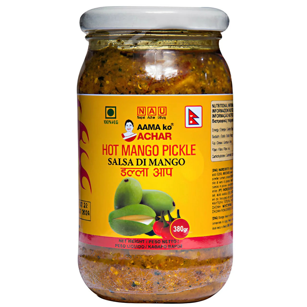 Amako Achar Dalla Aap (Hot mango Pickle) 380g