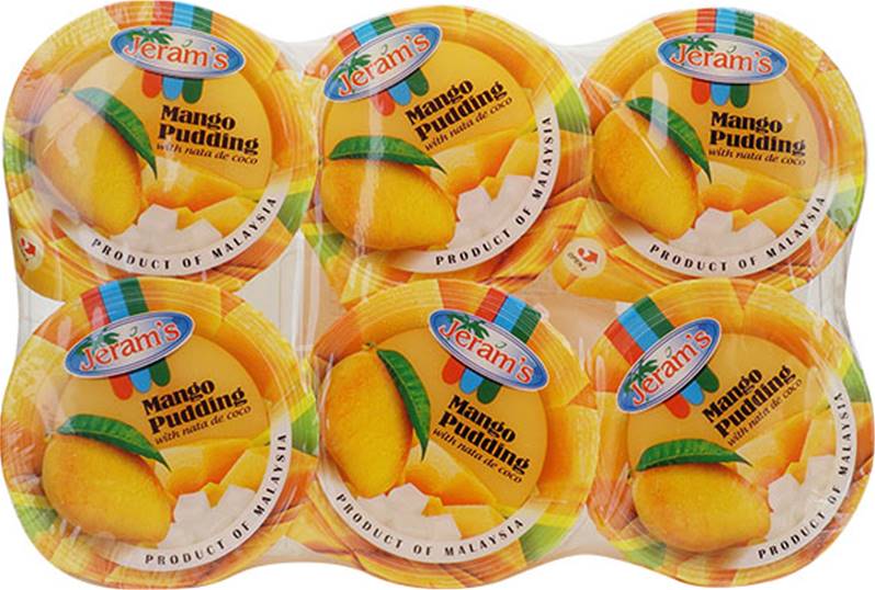 Jeram's mango pudding 6pcs