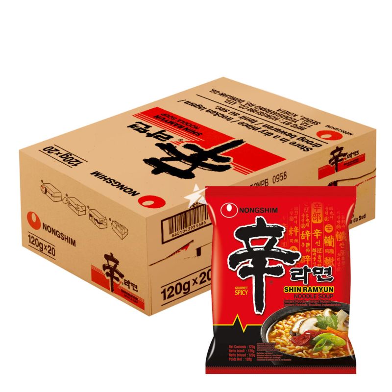 Nongshim Shin Ramyun Noodles pk of 20 box