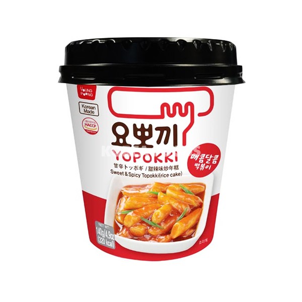 Yopokki Sweet & Spicy Topokki Cup 140g